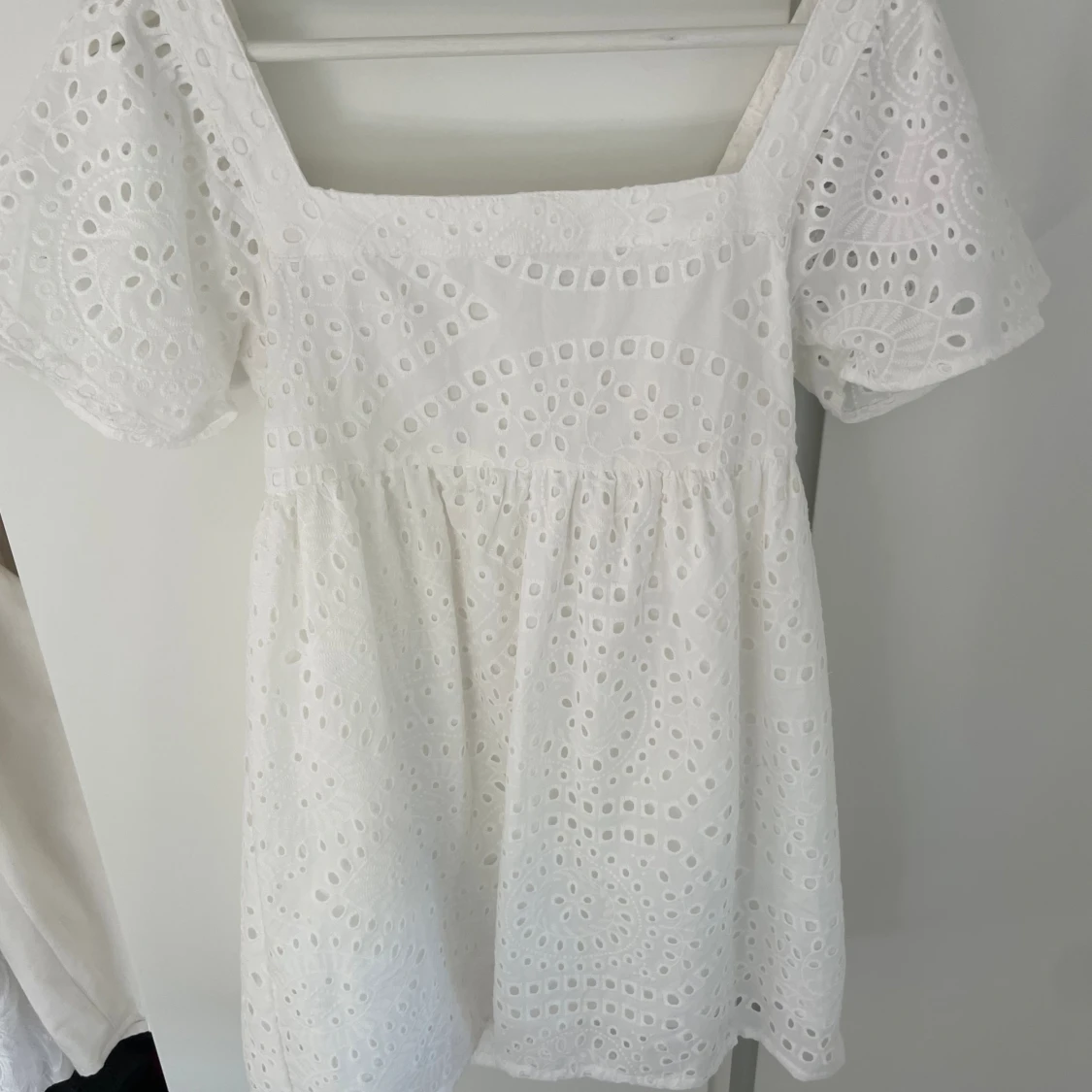 Vit klänning/studentklänning  - 90