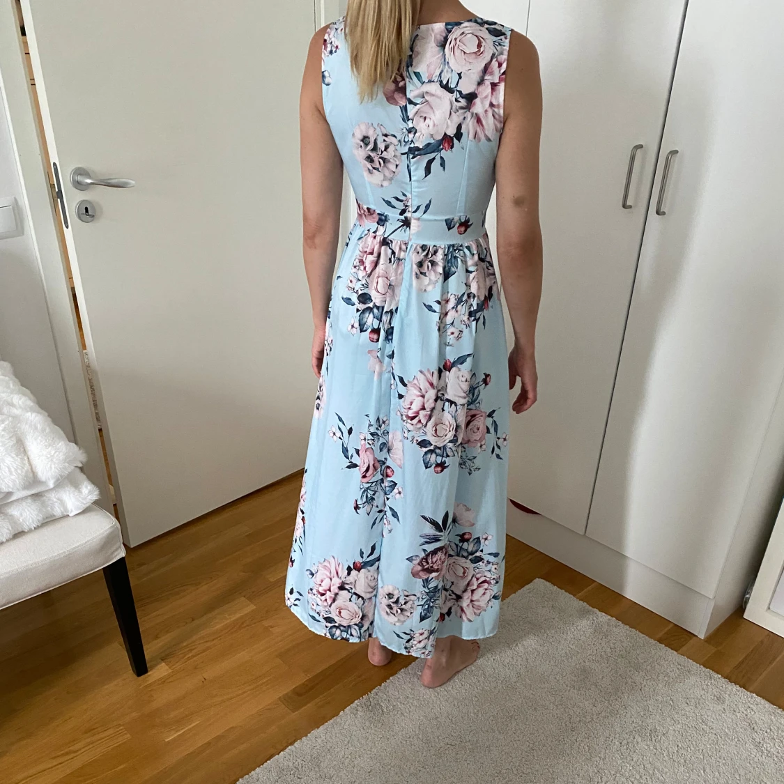 Blommig långklänning - 90