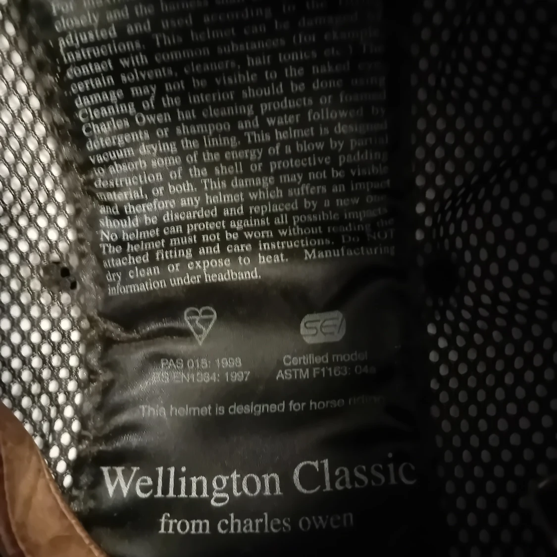 Ridhjälm  Charles Owen  - 91