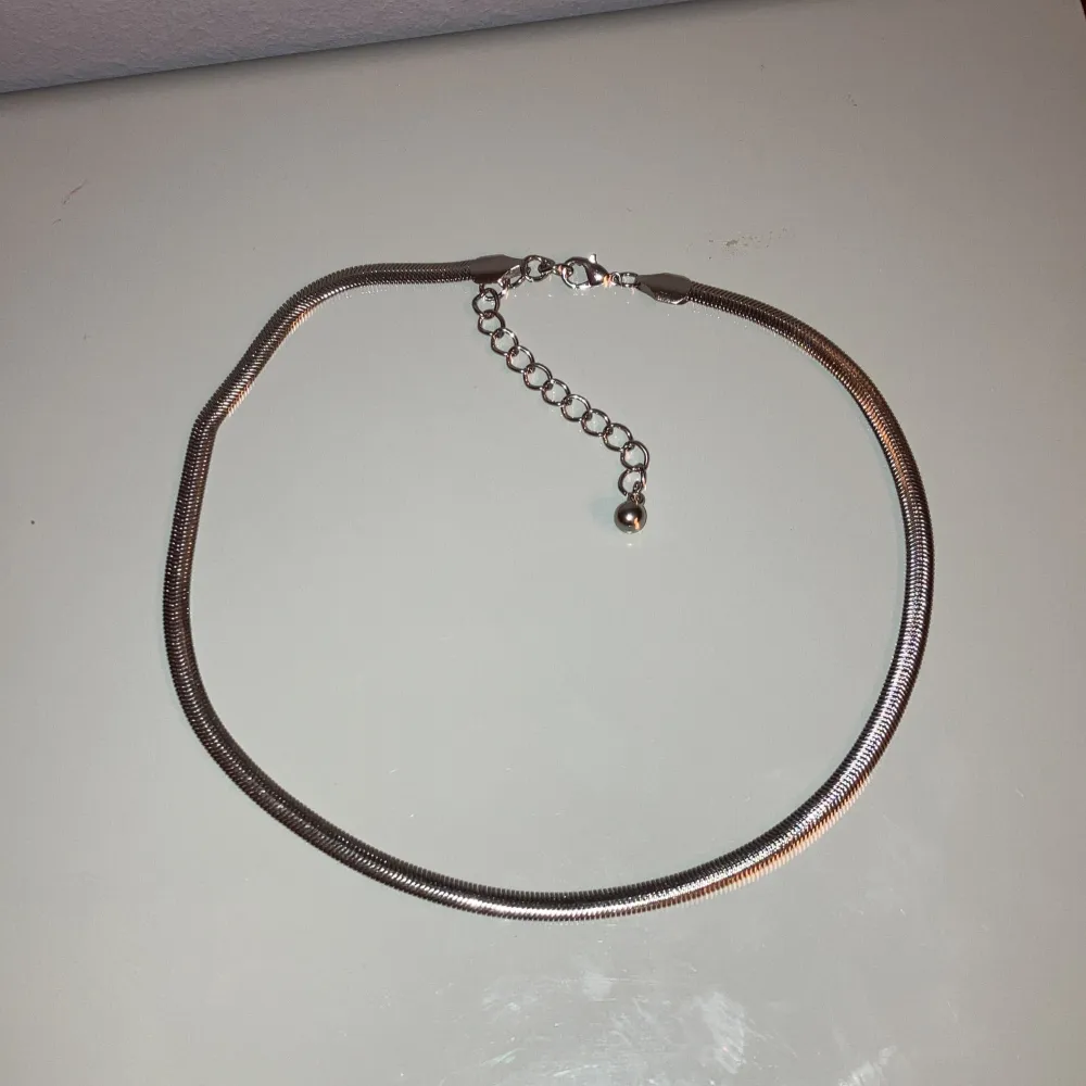 Skitsnyggt silver halsband som jag säljer för att jag tror den skulle passa bättre på någon annan. Aldrig använd och precis köpt. 💋🪽Kontakta mig innan köp.. Accessoarer.