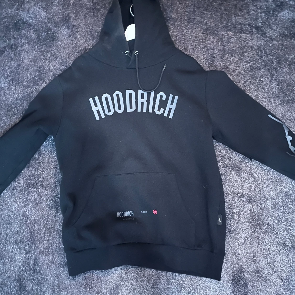 Hoodrich hoodie grå/svart