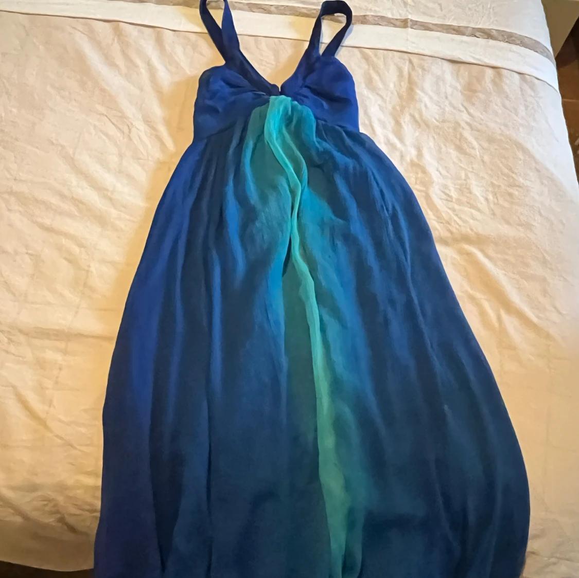 Jättefin lång sommarklänning - 91