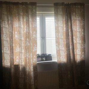 Mönstrade gardiner  - L 220 cm, B 144 cm