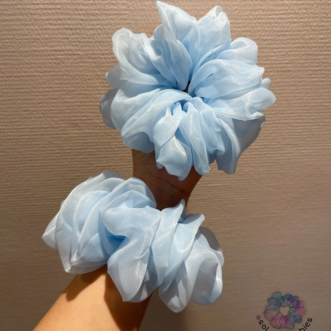 XL- Light Blue Scrunchies 1st