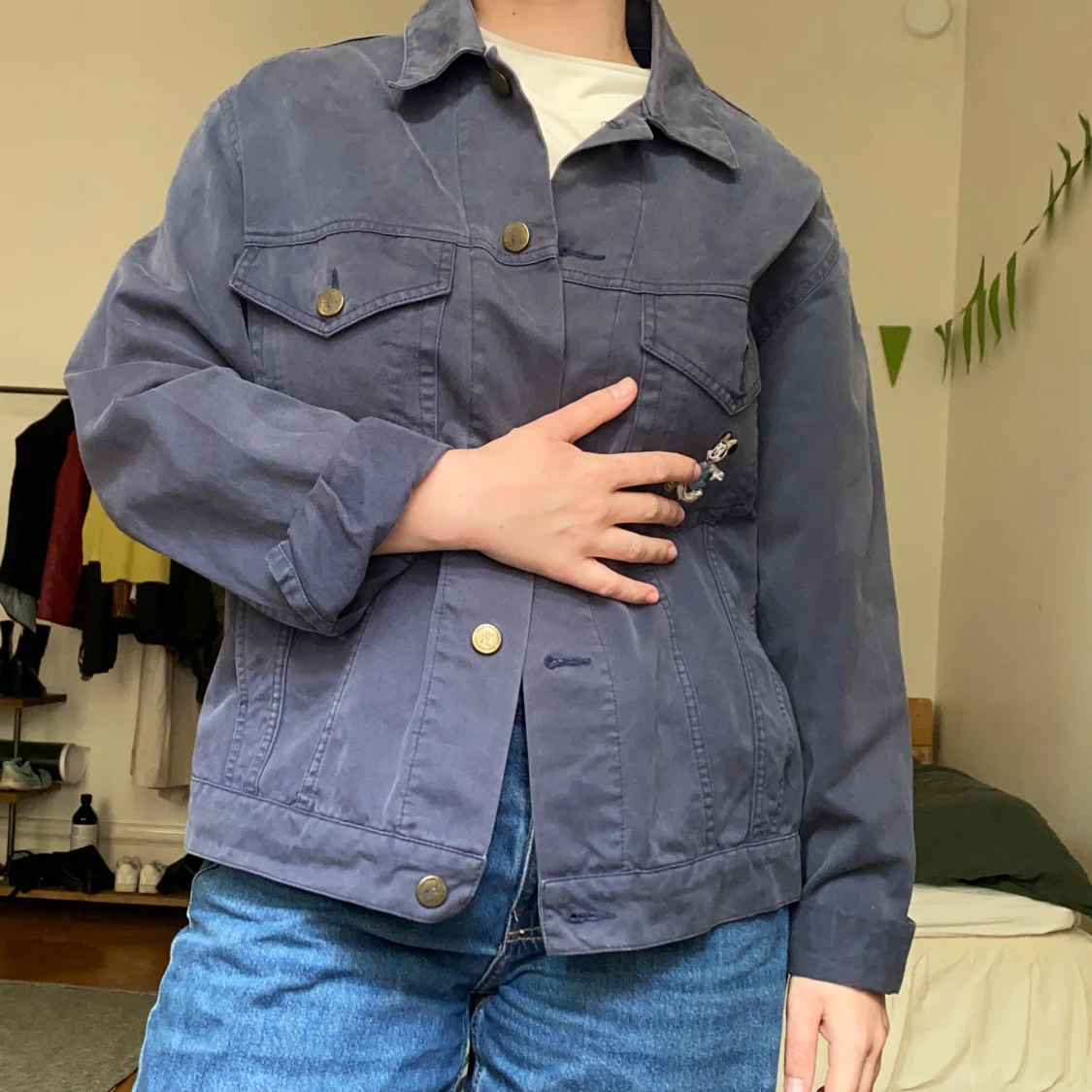 Jeansjacka mussepigg - 92