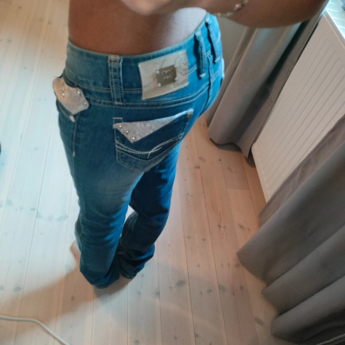 Lågmidjade jeans