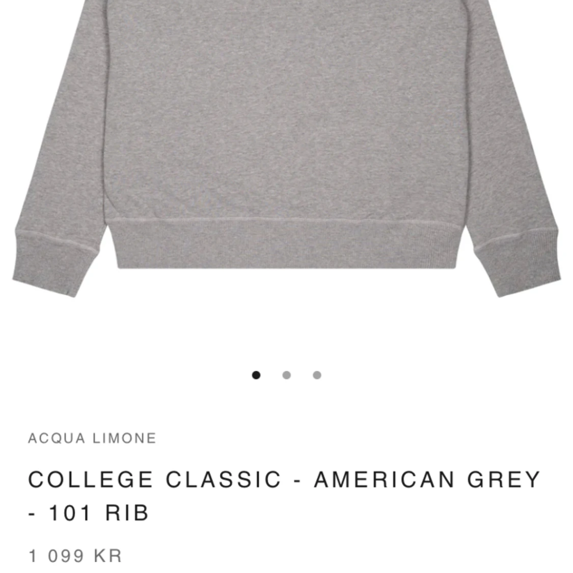 Acqua limone långärmad sweatshirt  - 91