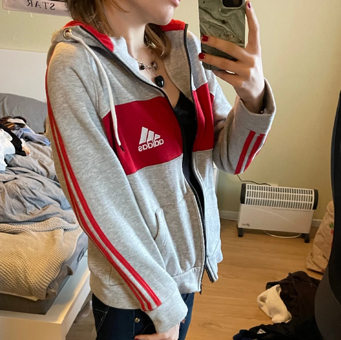 Adidas zipup hoodie - 91