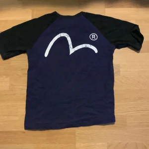Evisu T-shirt - Svart och lila Evisu tröja i bra skick. Ganska tjockt och kraftigt material.