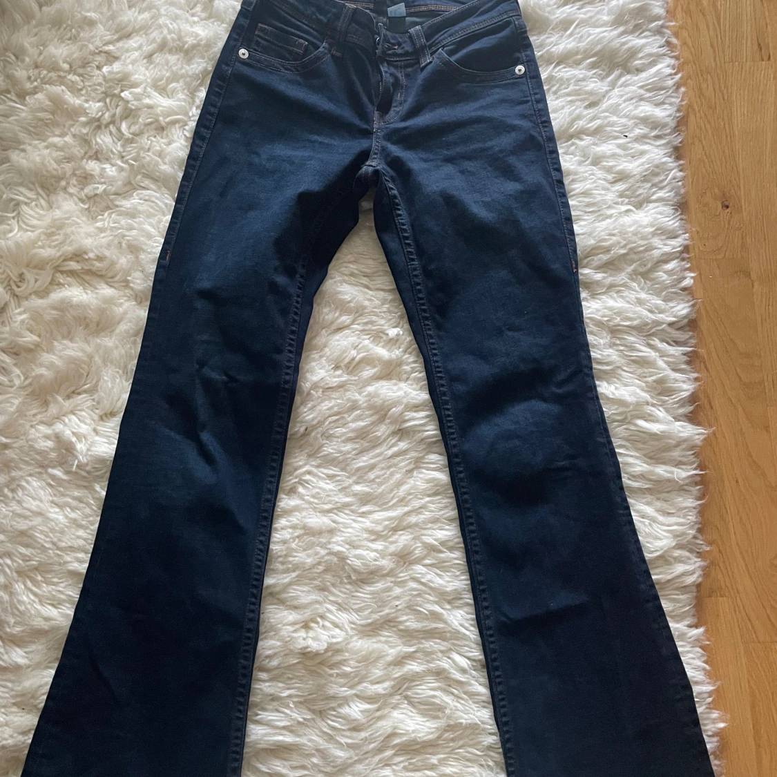 Lågmidjade bootcut jeans 