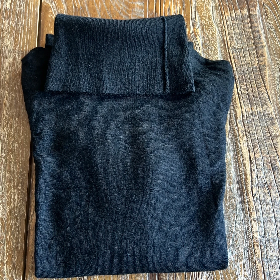 Merino ull finstickad polotröja