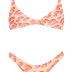 Leopard bikini - Rosa leopardbikini från TRIANGL i storlek xs! Har aldrig varit använd( skyddet sitter kvar) köpt för 1200