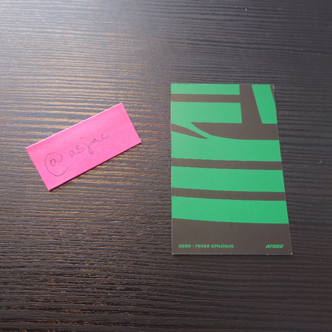 ATEEZ YEOSANG Zero: Fever Epilogue, Diary ver.2 Photocard - 28