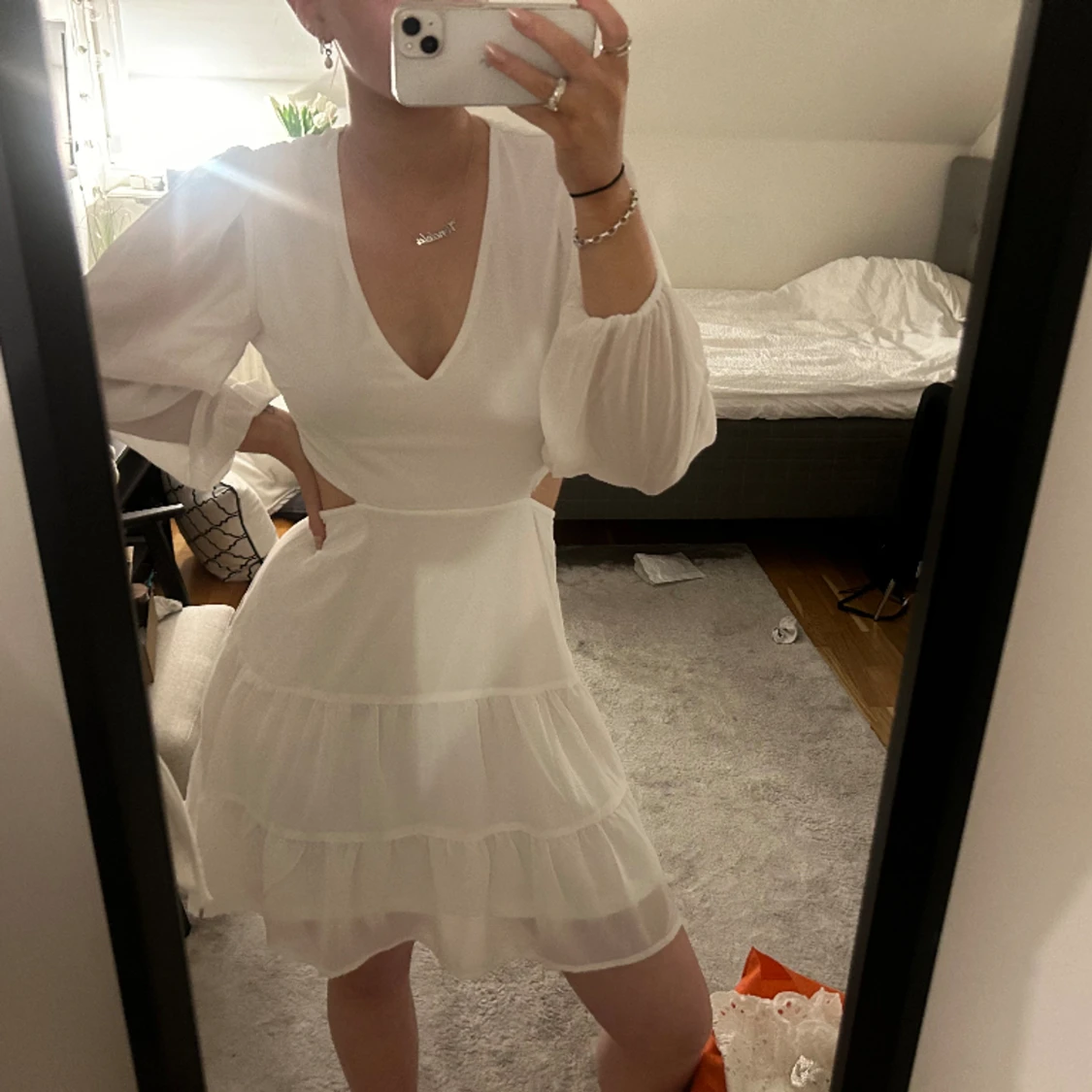 Vit klänning - 90