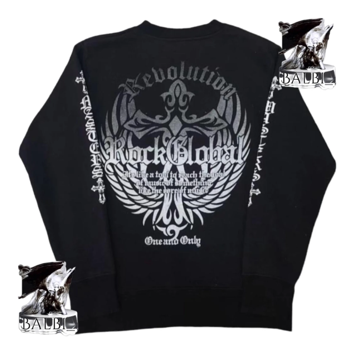 Affliction liknande långärmad tröja 