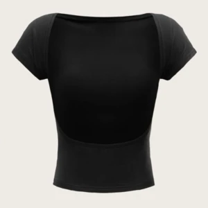 Topp  - Svart topp med öppen rygg, super fin kanppt använd!!! ❤️❤️❤️