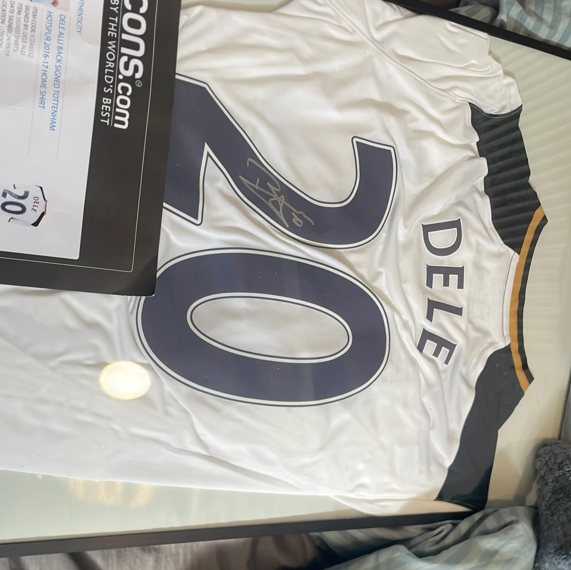 Signerad dele alli tröja 2016-17  - 91