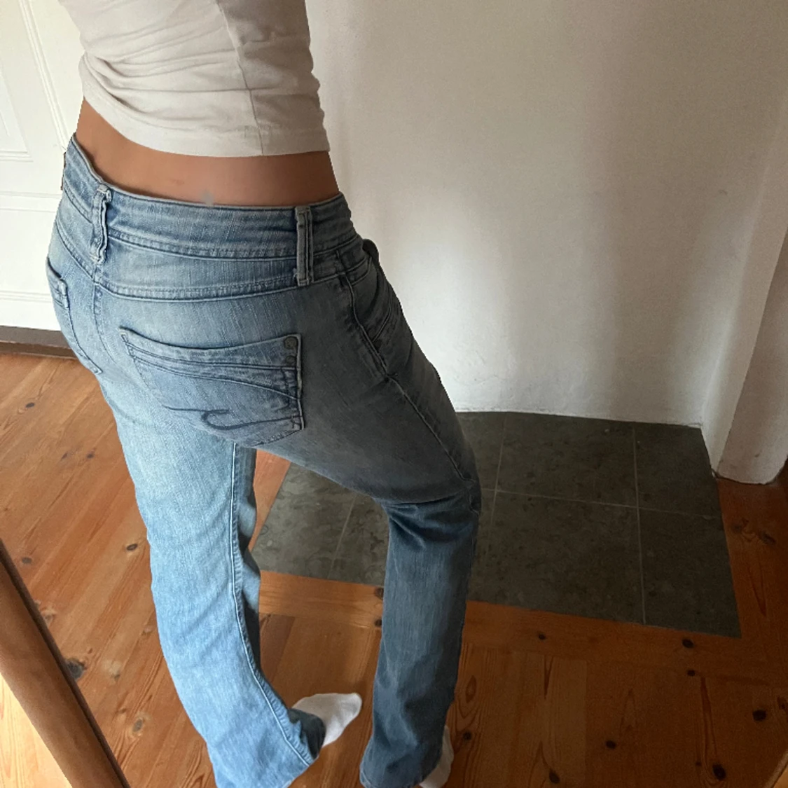 Lågmidjade vintage jeans  - 91