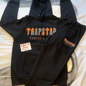 Trapstar London Trapstar chenille tracksuit black/orange Size: S Grailed