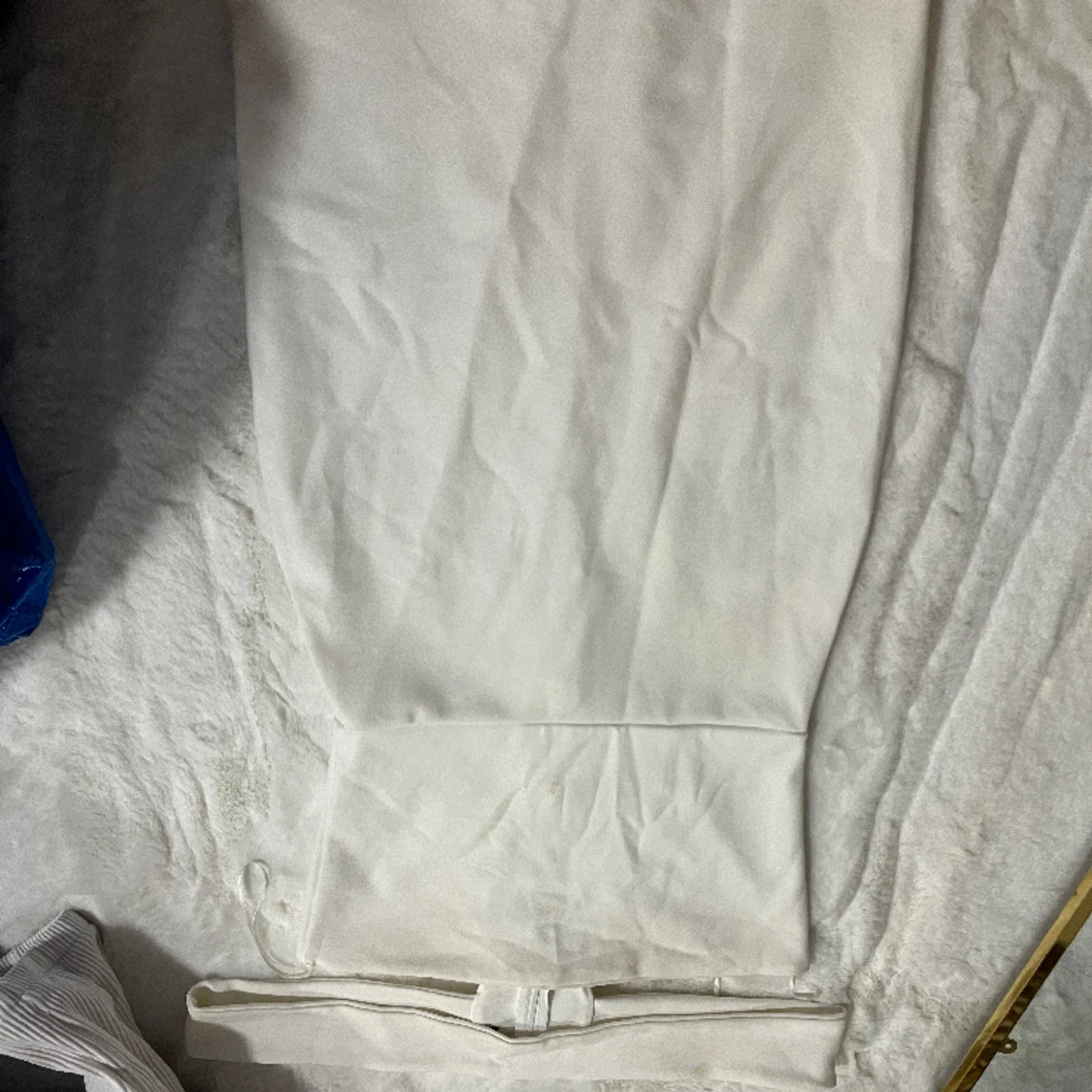 Vit offshoulder tubtopp klänning 