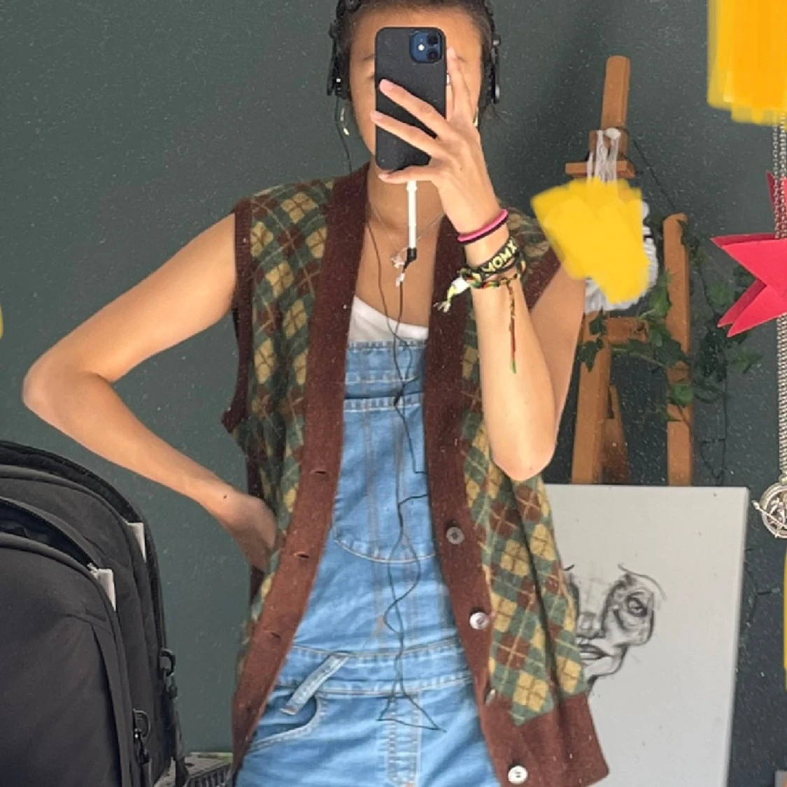 Stickad väst!! - 91