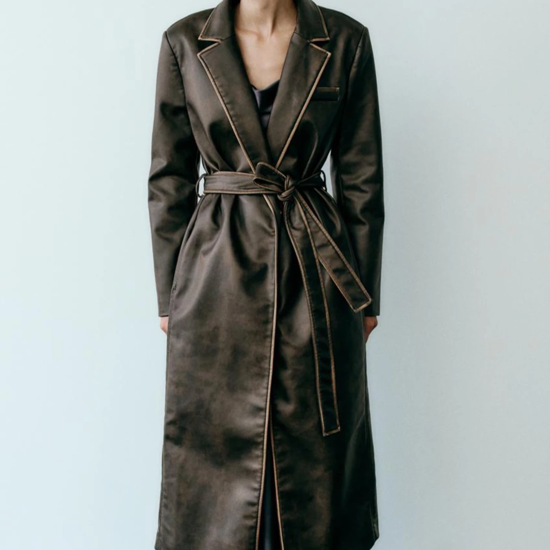 Zara faux leather coat (size S) - 91