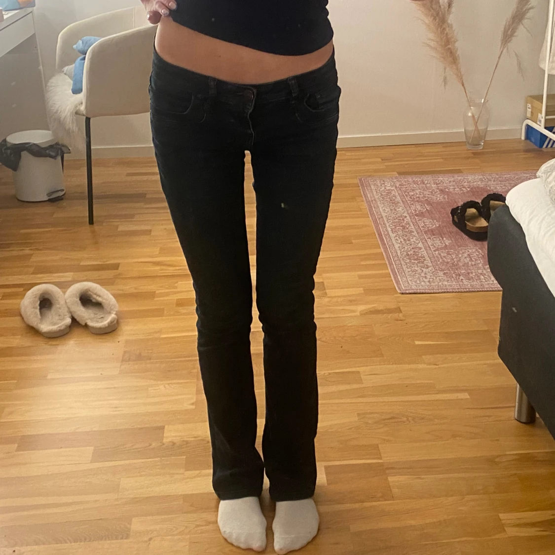 Lågmidjade jeans - 90