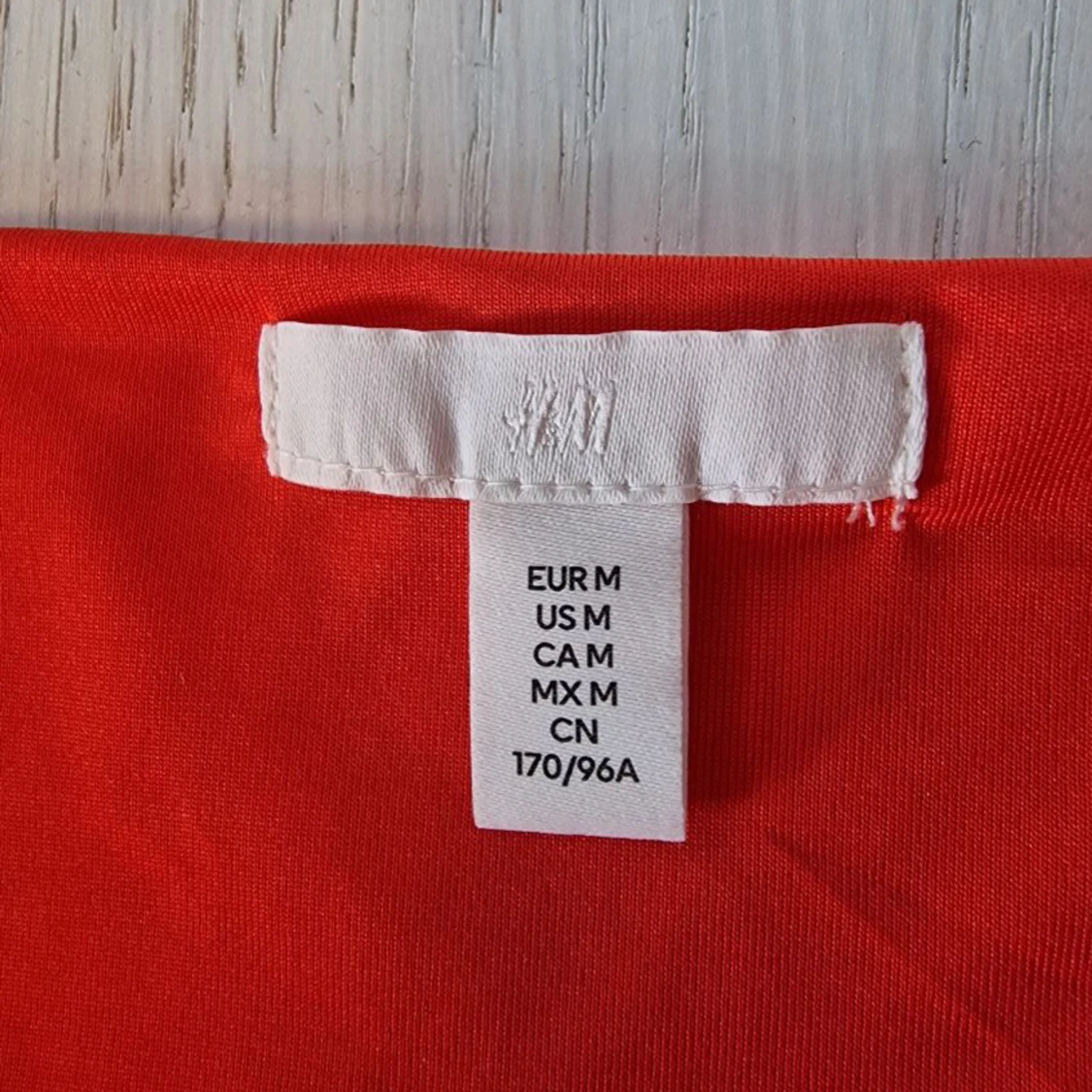 Röd / orange sommarklänning - 90