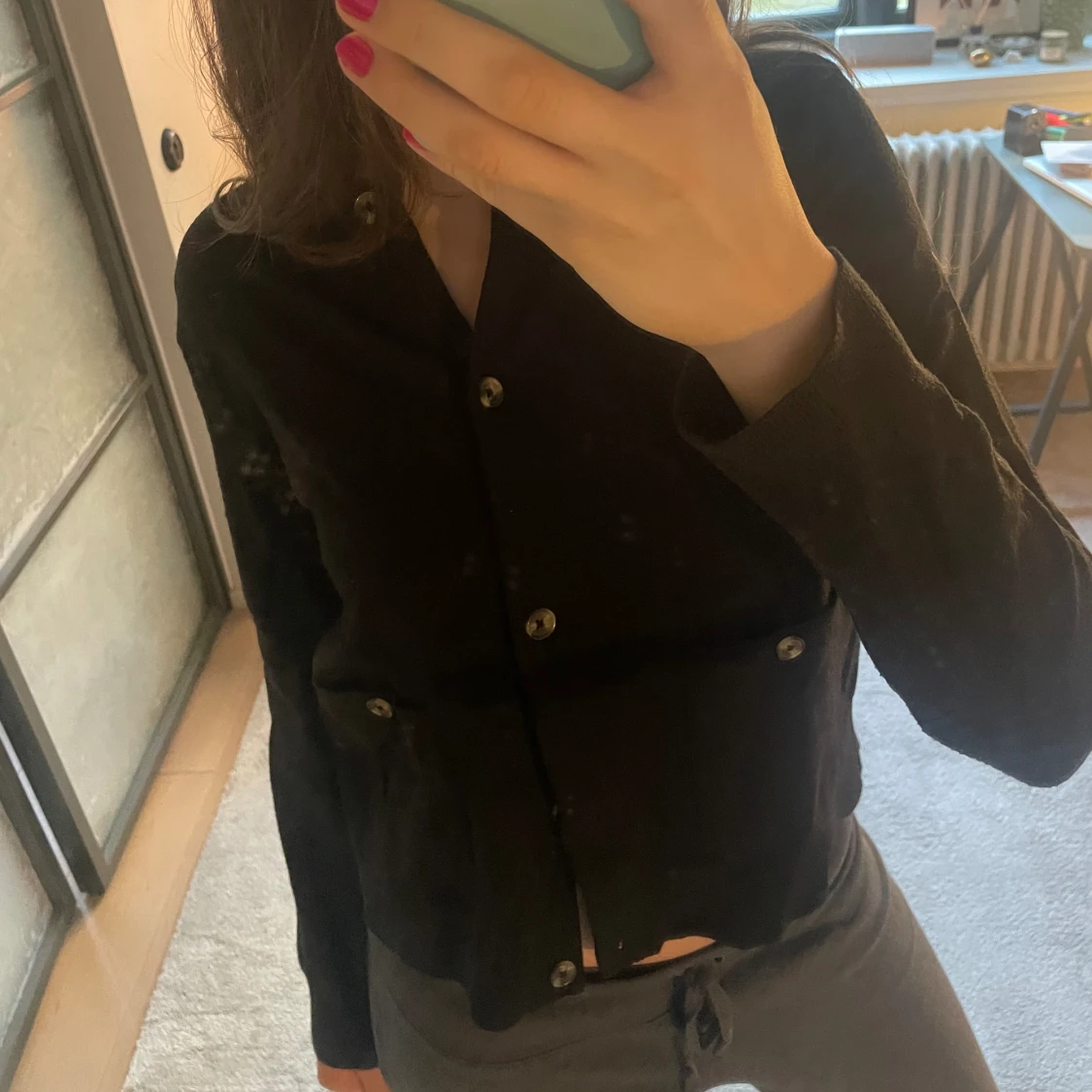 Svart kofta - 90