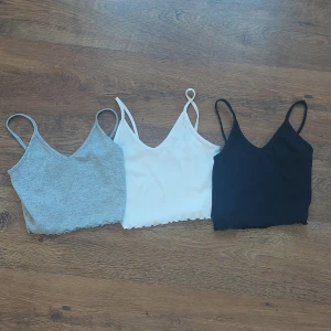 Linnen 3pack - 3 korta linnen, grå,svart och vit, fint skick.