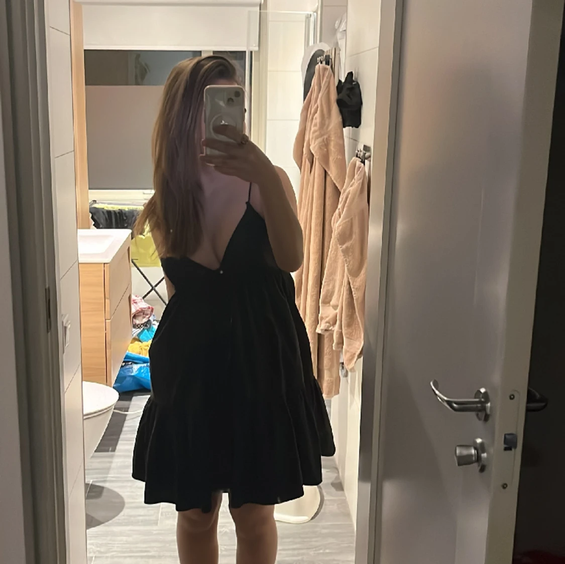 Svart zara klänning🖤