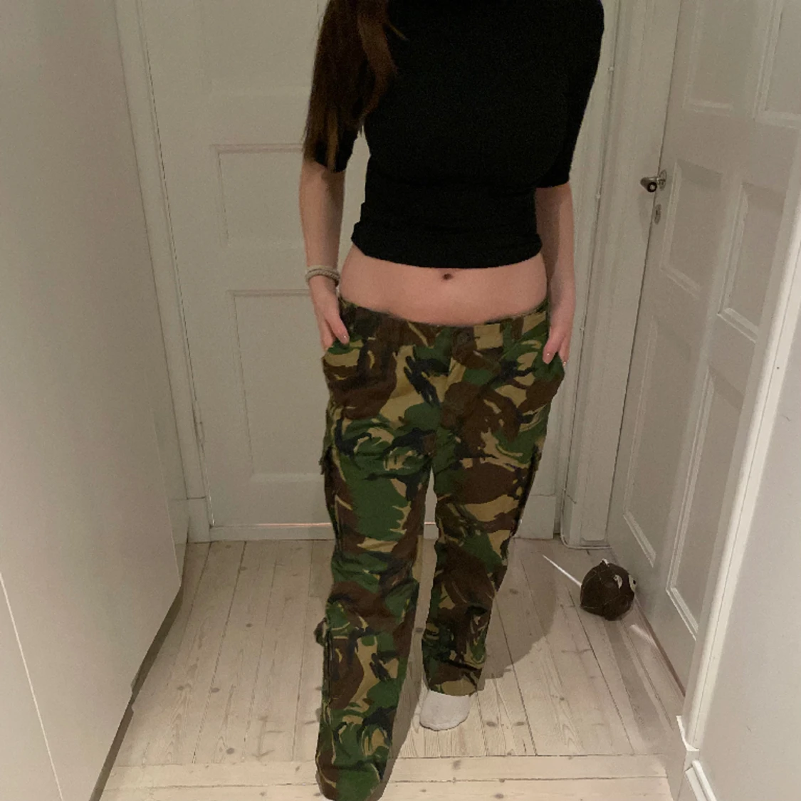 Lowrise militärbyxor 