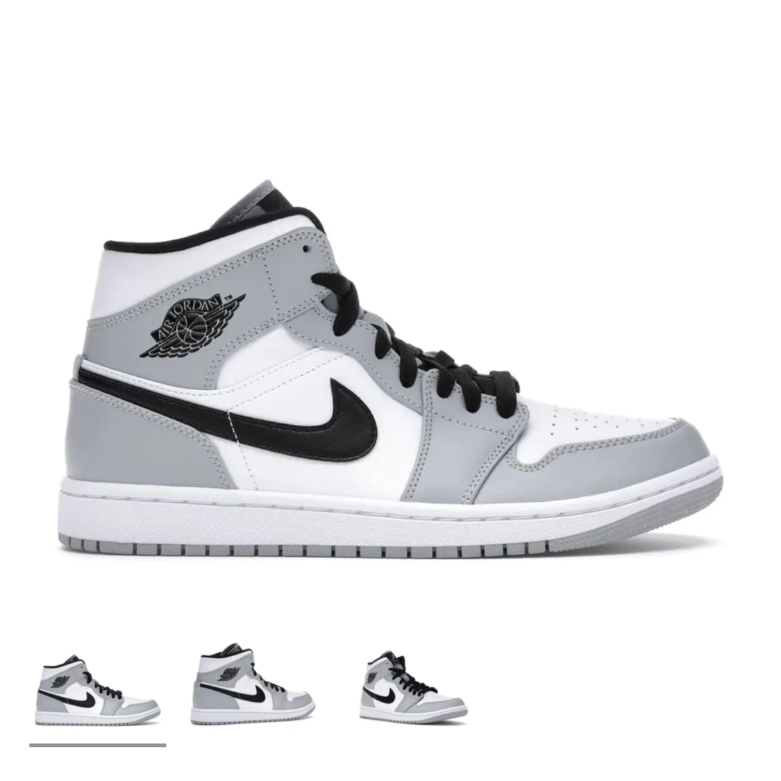 Air Jordan1Mid Light Smoke