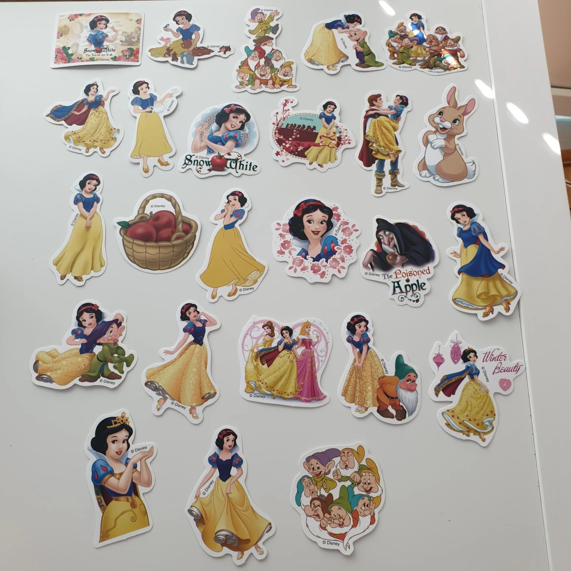 25st snövit och de sju dvärgarna, Disney klistermärken/stickers  - 90