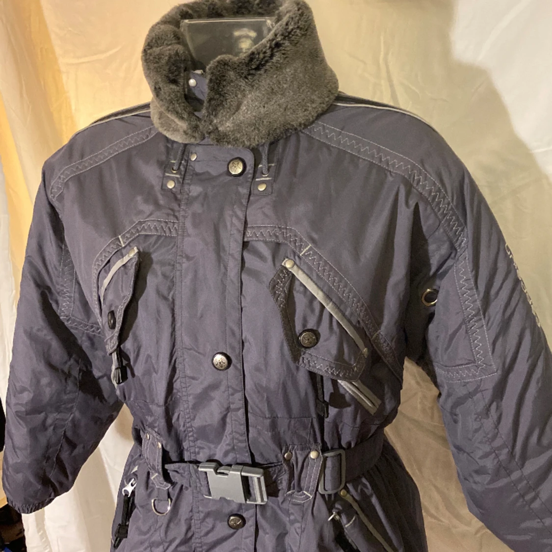 Vinterjacka fuskpäls - 90