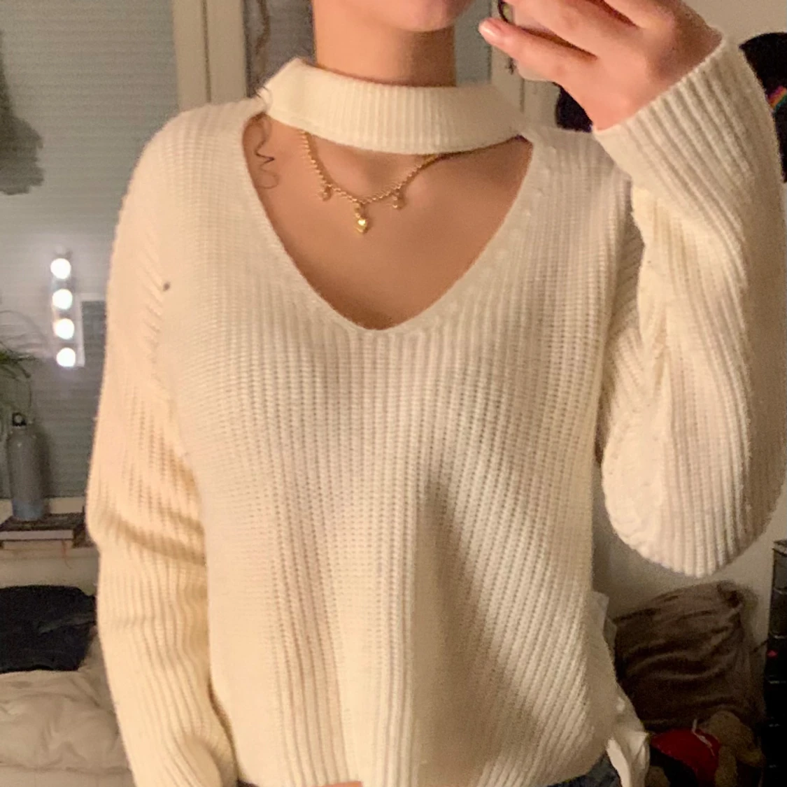 Stickad tröja  - 90