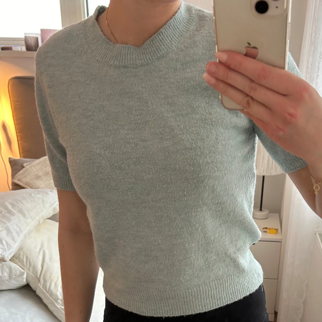 Stickad t-shirt - 90