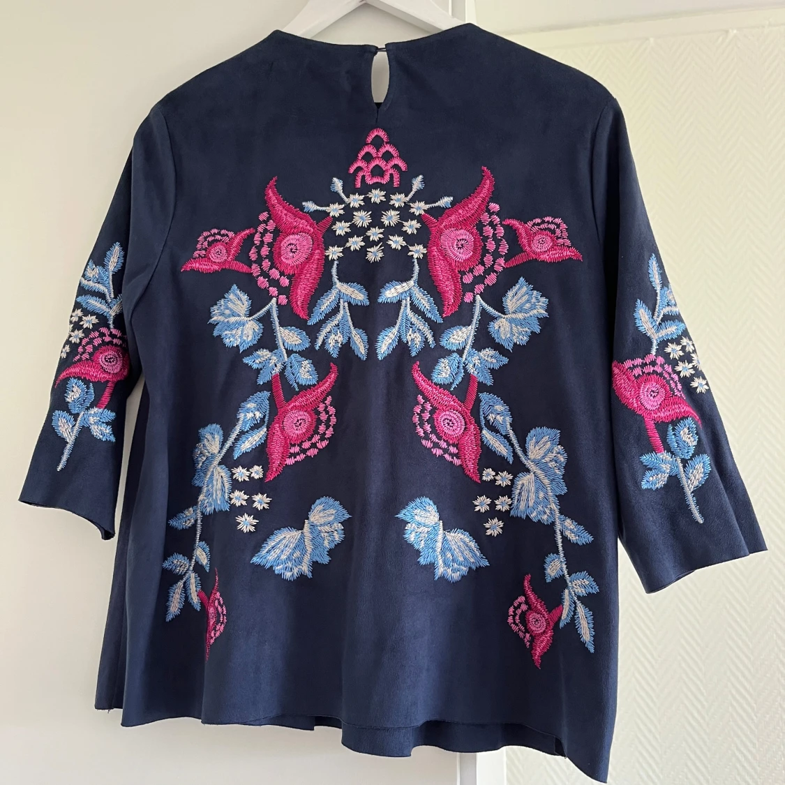 Zara broderad blus  - 90