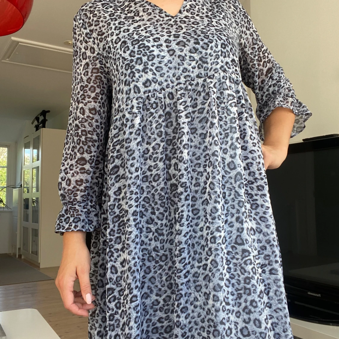 Maxiklänning - leopard - 90