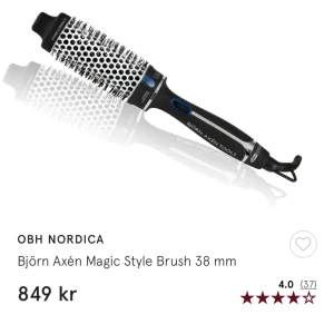 Björn Axén Värmeborste  - Säljer min Björn Axén magic style brush 38 mm då den tyvärr inte funkade på mitt hår.