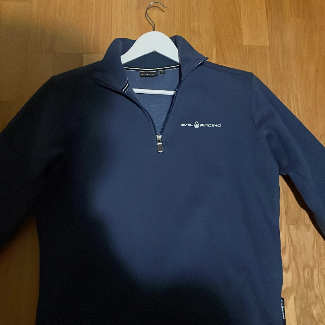 Blå sail racing half zip