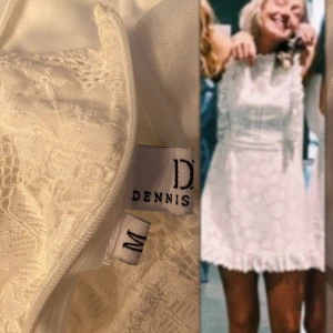 Student klänning  - Klänning från Dennis Magliĉ med en fin spets och knyte där bak🎀 Säljer för att jag inte har någon användning av den då den börjar bli för liten💕 passar bra till skolavslutningen eller studenten🫶storlekn är M men skulle säga att den mer är som en S☺️