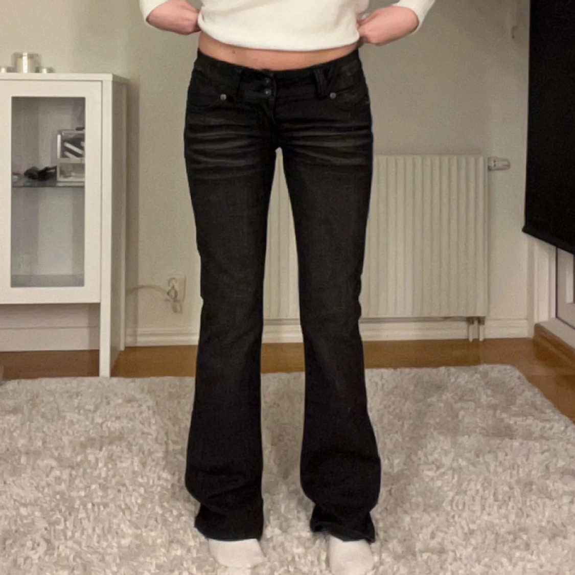 Lågmidjade jeans - 90
