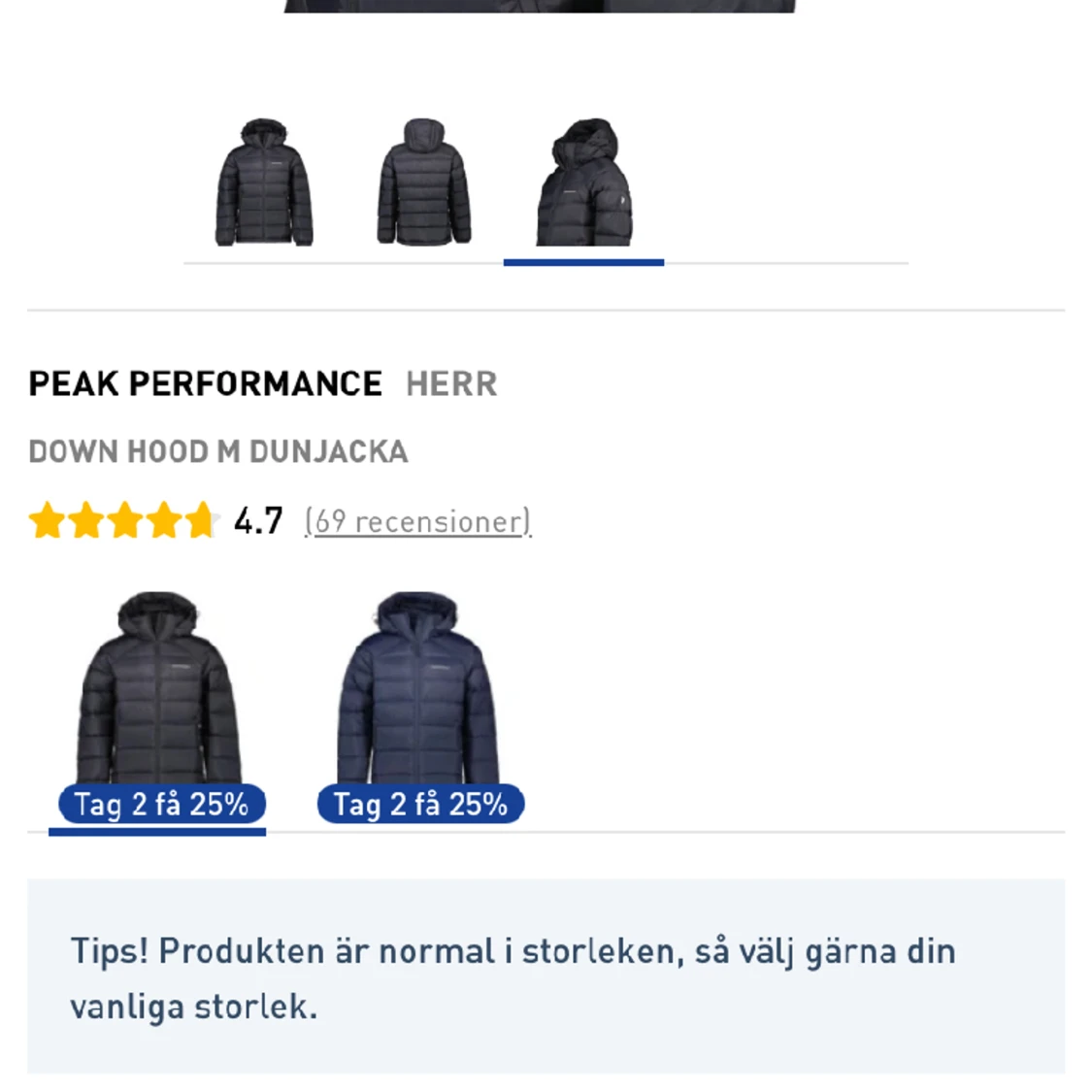 Peak peformence jacka  - 90