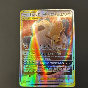 Eevee&Snorlax pokemon card - Nyskick pokemon kort