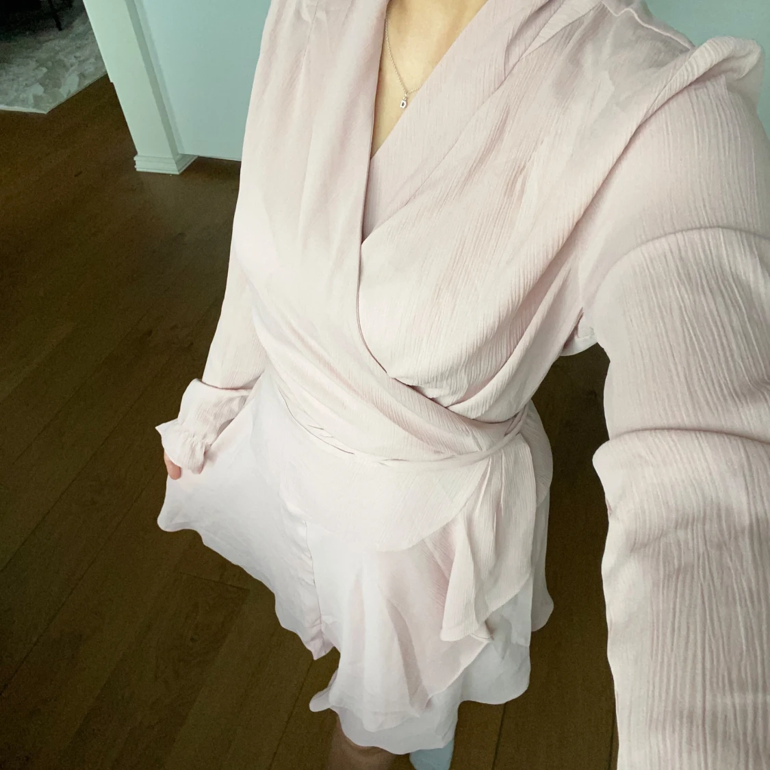 Rosa justerbar klänning - 90