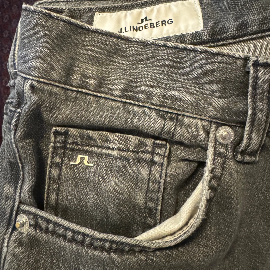 J. Lindberg gråa Jeans - 90