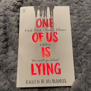 Bok på engelska av Karen M. McManus, läst en gång vilket syns lite på bokryggen (andra bilden), annars är den i bra skick❣️