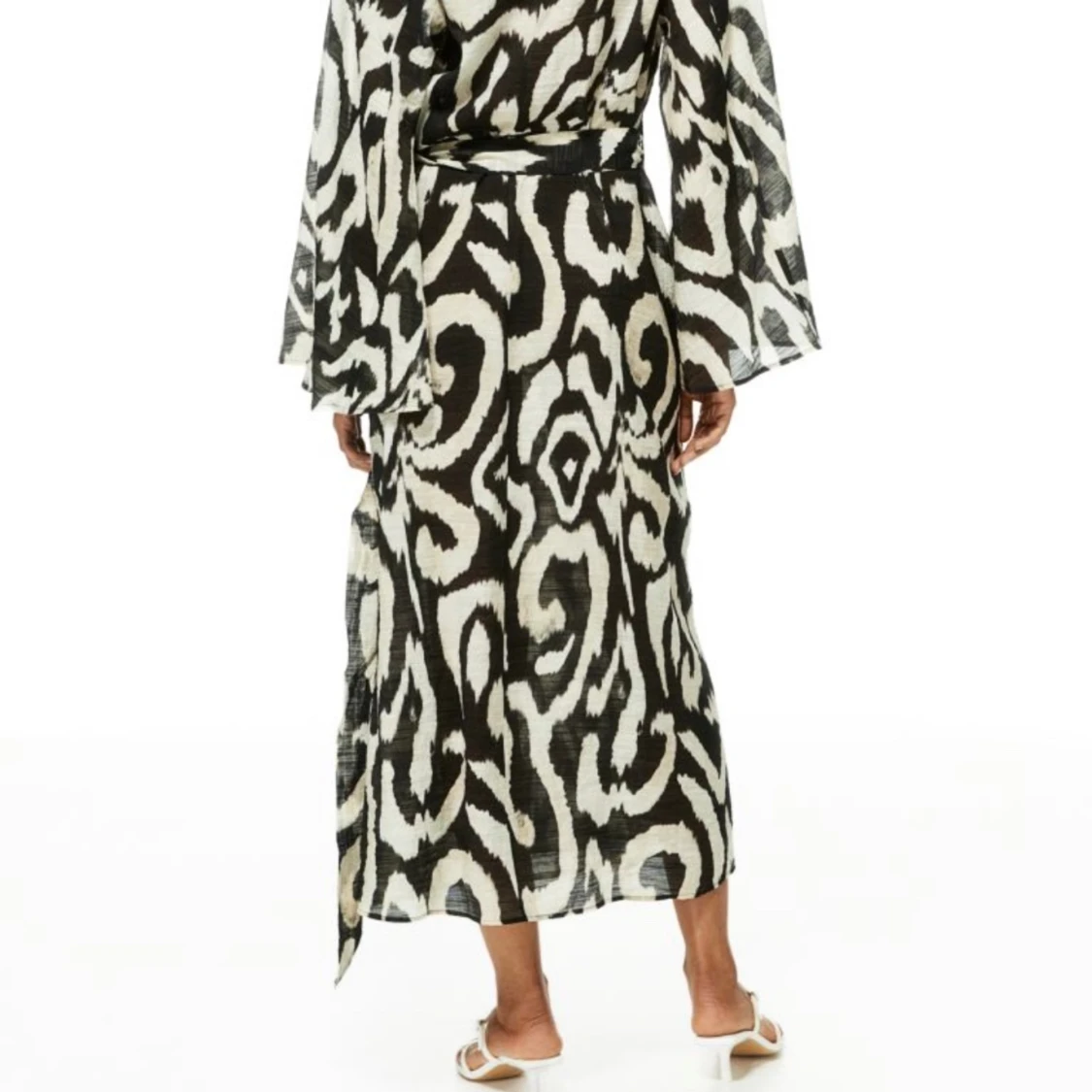 Lång omlottklänning  - 91