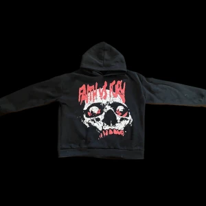 Skull Hoodie i topp skick L - As fet Skull Hoodie i st L Den är baggy fit och har stor huva Nästan nyskick